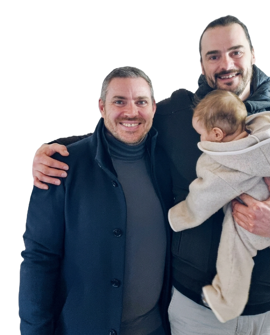 Die Gründer Torben und Vitaly von YouAWA