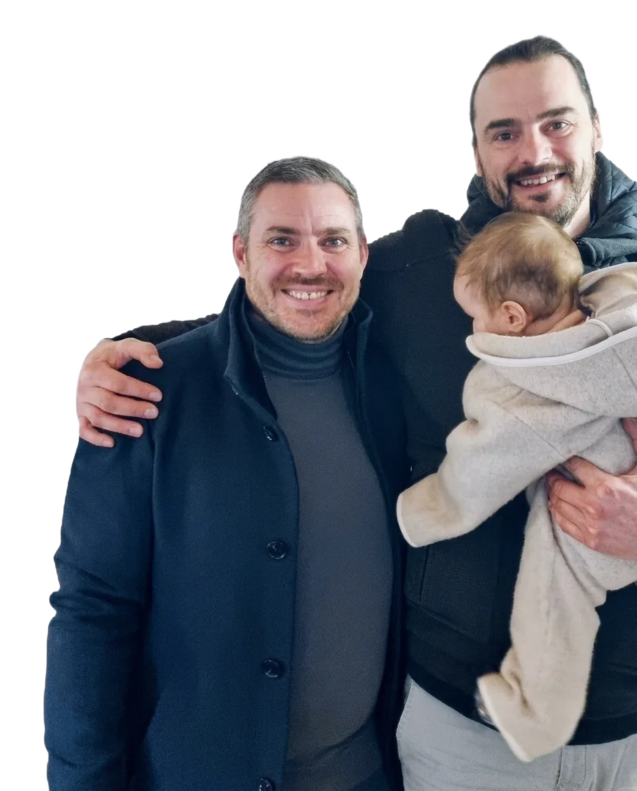 The founders Torben and Vitaly of YouAWA